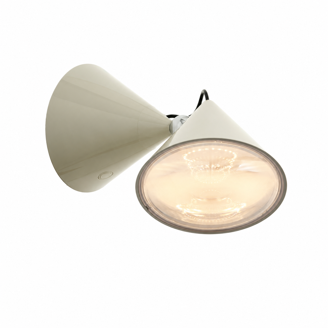 Tom Dixon Pose Surface Light in Putty on white background