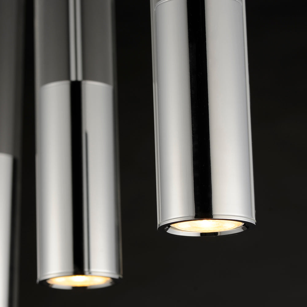 Torch LED 4-Light Linear Pendant by ET2 Lighting, styled view 1