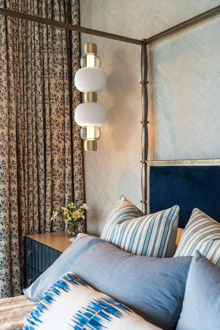 Torno Mandrel Double Pendant by Hammerton Studio in a styled interior