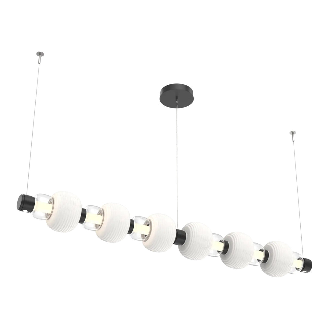Torno Mandrel Linear Chandelier by Hammerton Studio, Large