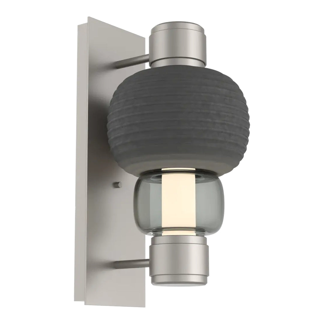 Torno Mandrel Sconce by Hammerton Studio in Beige Silver