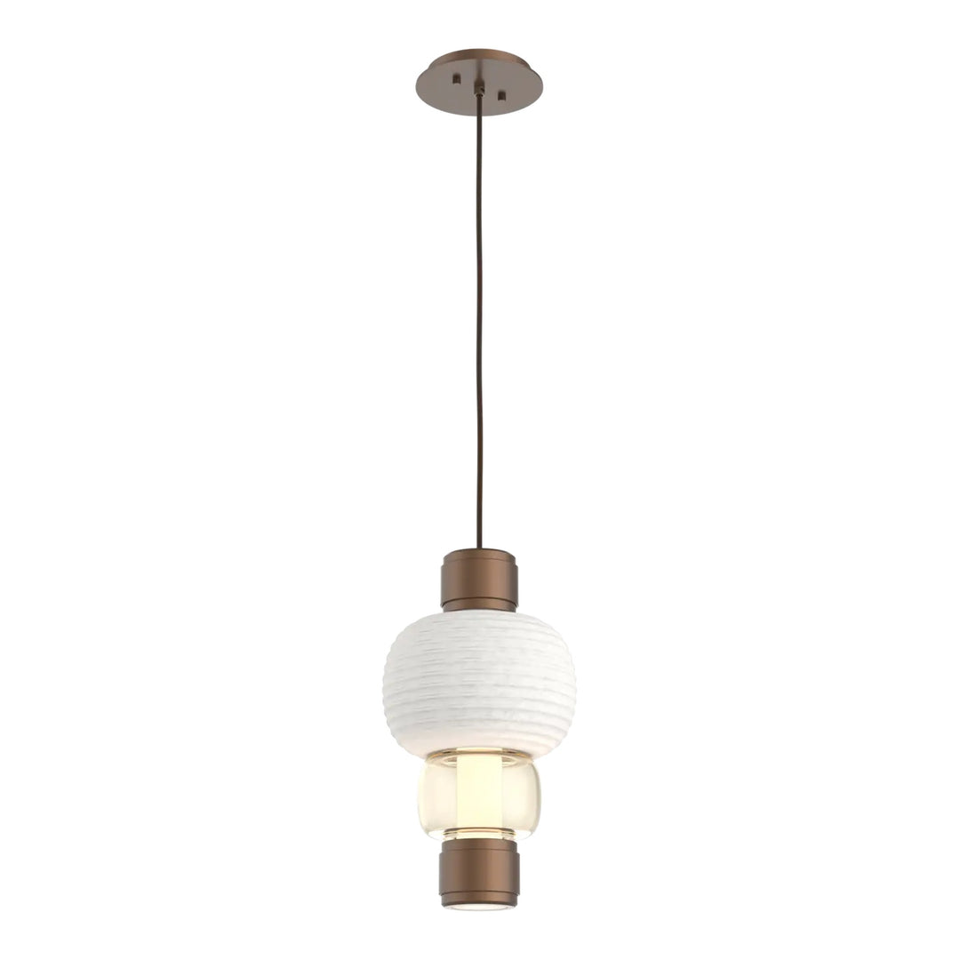 Torno Mandrel Single Pendant by Hammerton Studio in Burnished Bronze