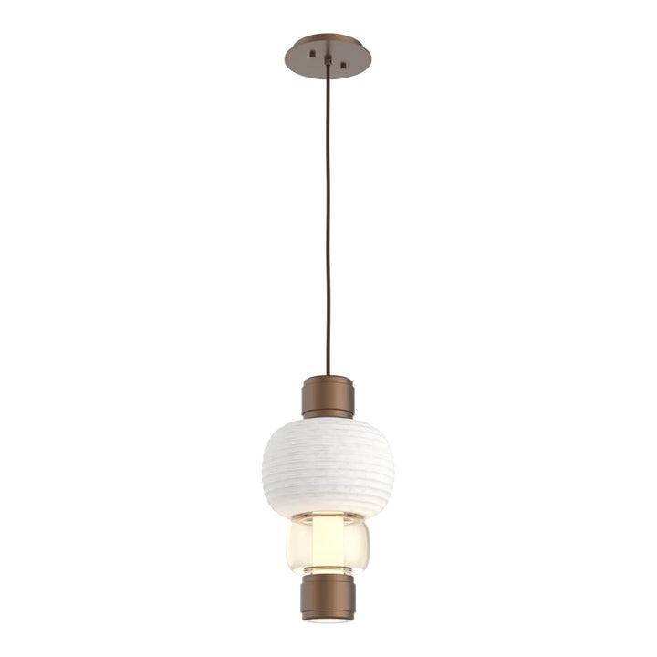 Torno Mandrel Single Pendant by Hammerton Studio in Burnished Bronze