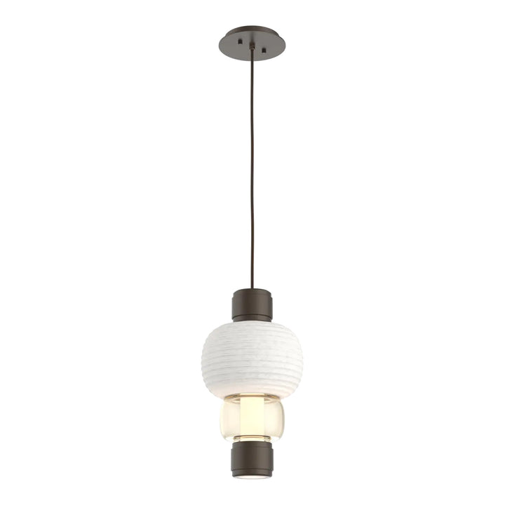 Torno Mandrel Single Pendant by Hammerton Studio in Flat Bronze