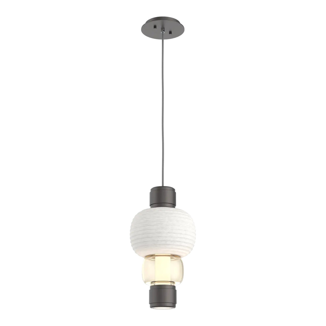 Torno Mandrel Single Pendant by Hammerton Studio in Graphite
