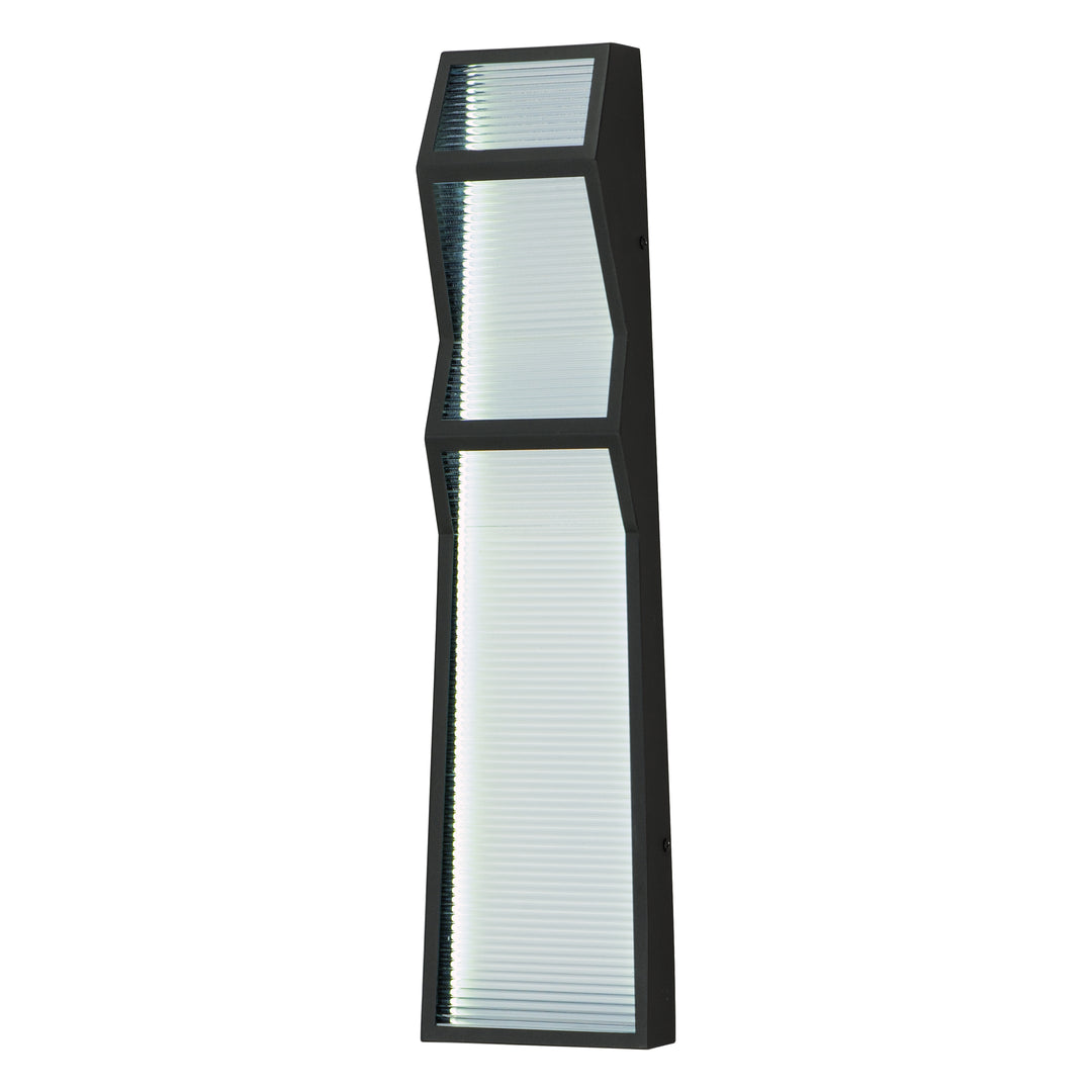 Totem Outdoor LED Sconce (24" H) by ET2 Lighting in Black, front view