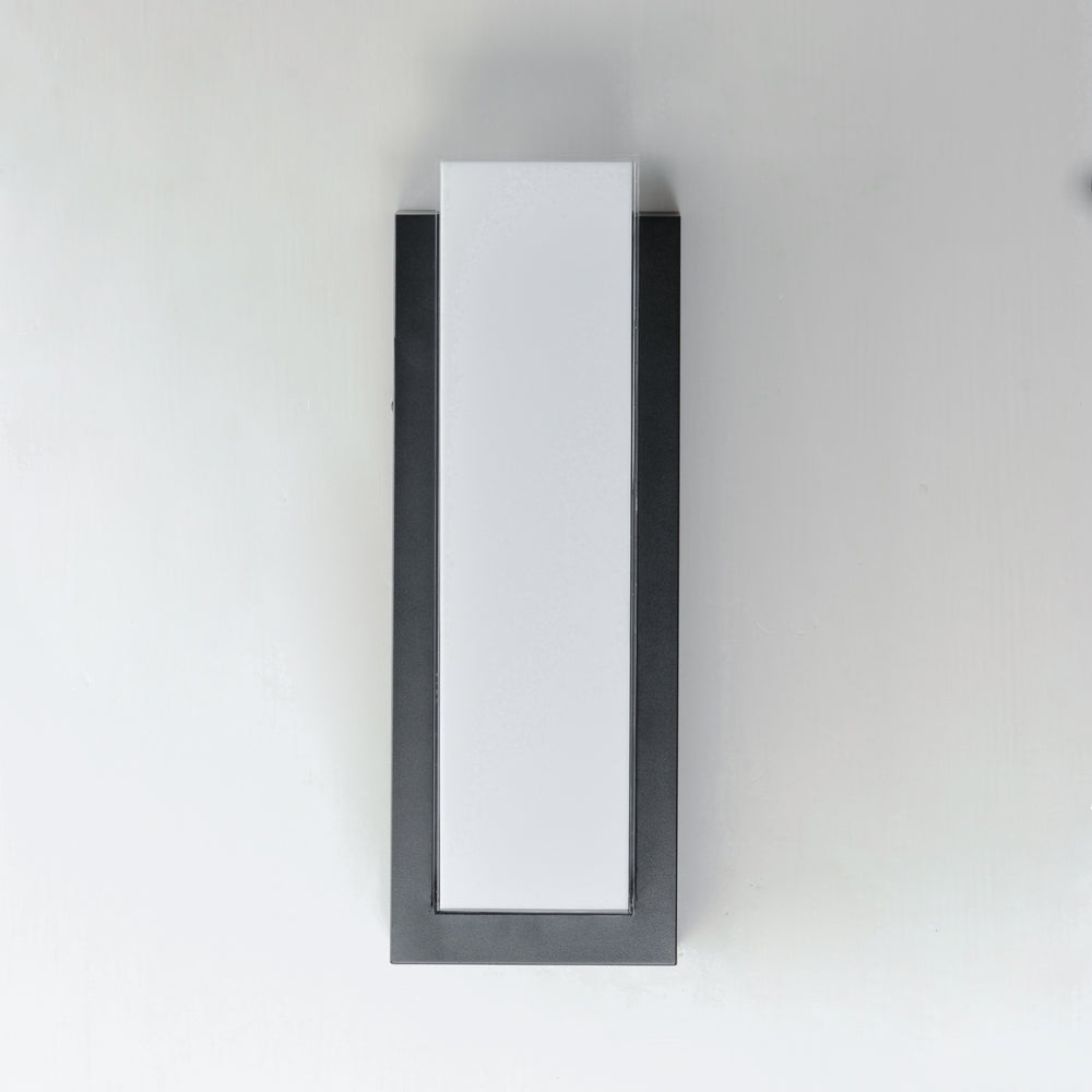 Tower Large LED Outdoor Wall Sconce by ET2 Lighting, styled view 1