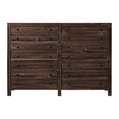 Townsend Eight Drawer Solid Wood Dresser by Modus in Java — on a white background