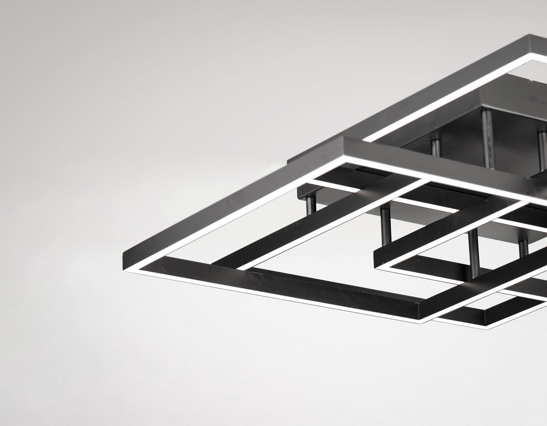Traverse LED Flush/Wall Mount (31" W) by ET2 Lighting, styled view 3