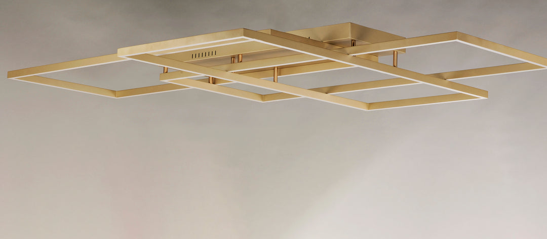 Traverse LED Flush/Wall Mount (48" W) by ET2 Lighting, styled view 4