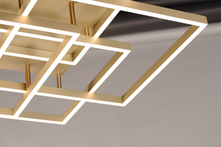 Traverse LED Pendant (23.5" W) by ET2 Lighting, styled view 6
