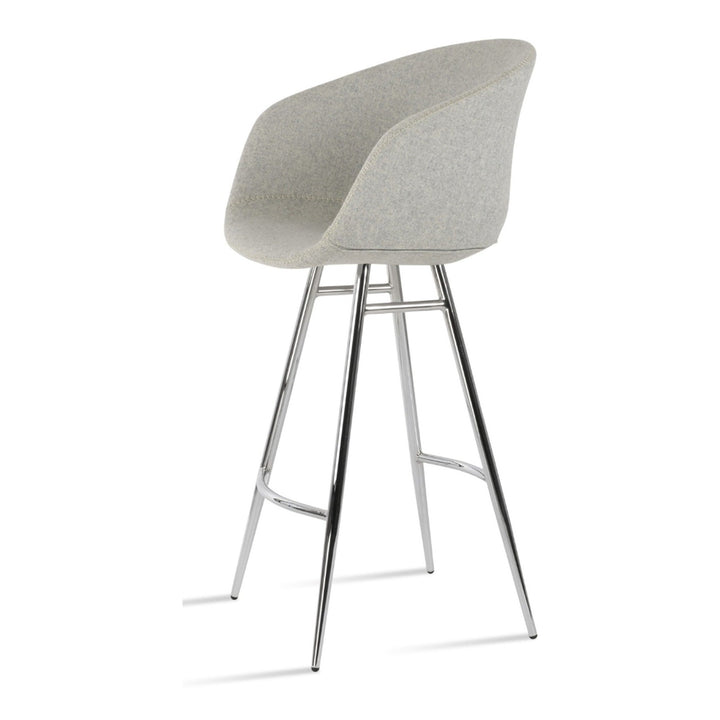 Tribeca Arm Galata Stool by Soho Concept — white cutout