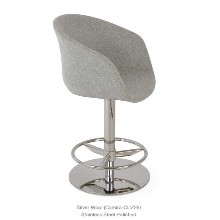 Tribeca Arm Piston Swivel Stool Soho Concept