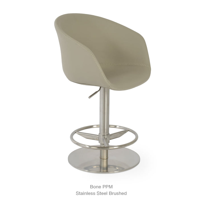 Tribeca Arm Piston Swivel Stool Soho Concept