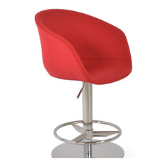 Tribeca Arm Piston Swivel Stool