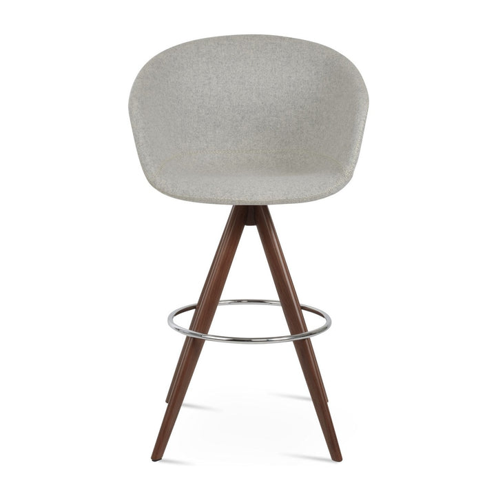 Tribeca Arm Pyramid MW Swivel Stool