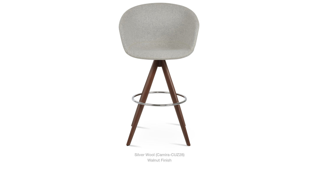 Tribeca Arm Pyramid MW Swivel Stool by Soho Concept — manufacturer alternate view 2
