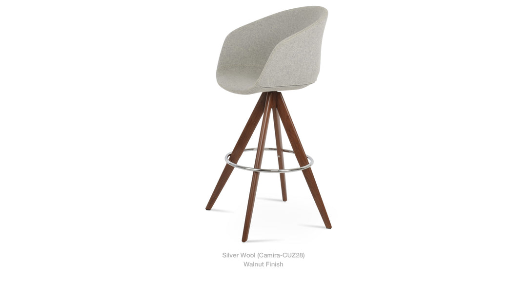 Tribeca Arm Pyramid MW Swivel Stool by Soho Concept — manufacturer alternate view 3