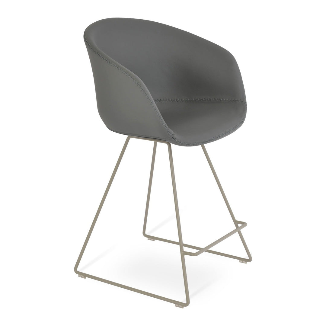Tribeca Arm Wire Stool by Soho Concept — white cutout