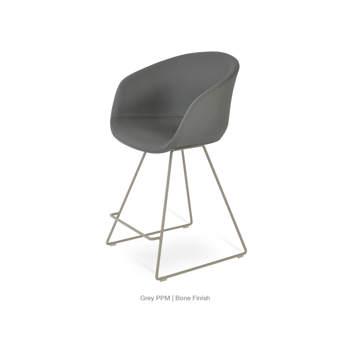 Tribeca Arm Wire Stool by Soho Concept — white cutout