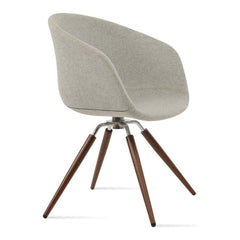 Tribeca Carrot Swivel Armchair