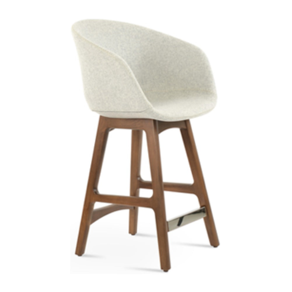 Tribeca GZ Wood Armchair Stool