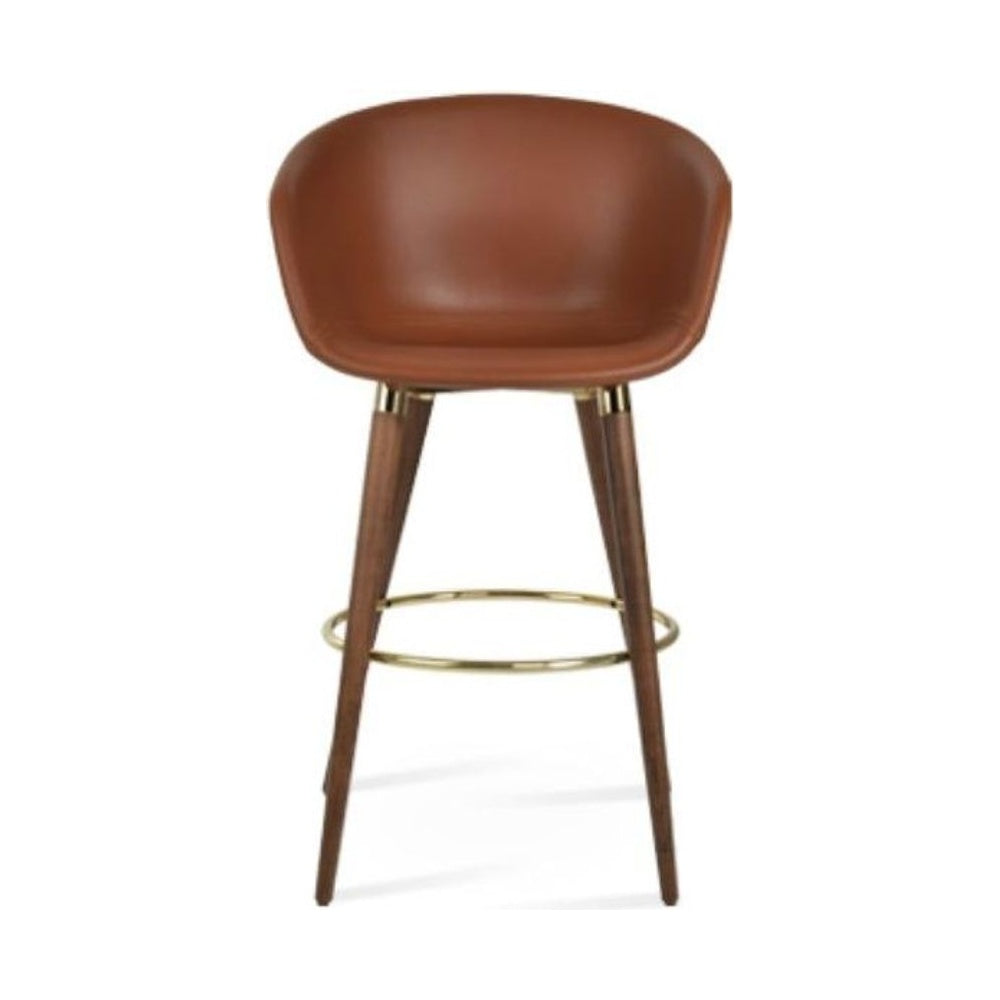 Tribeca GZ Wood Armchair Stool by Soho Concept — full product view