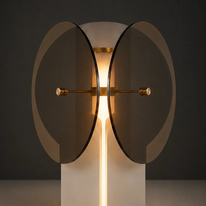 Trilume Smoke Gray Glass Lamp by Interior Moderna - view 4