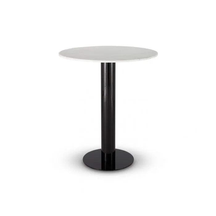 Tube High Table White Marble by Tom Dixon | Modern Studio