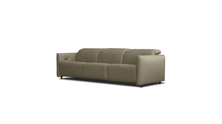 TUCKER Sofa 3-Seater Incliner Olive
