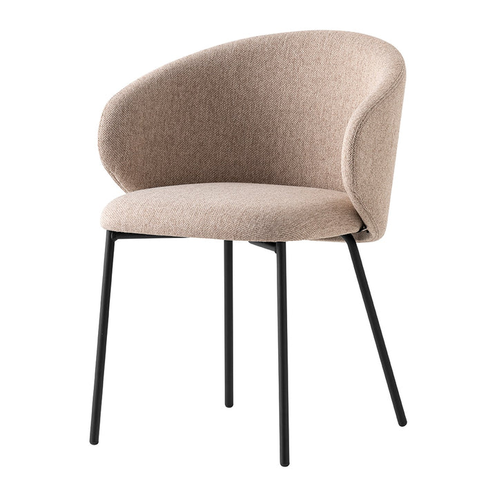 Tuka Dining Armchair by Connubia, white background