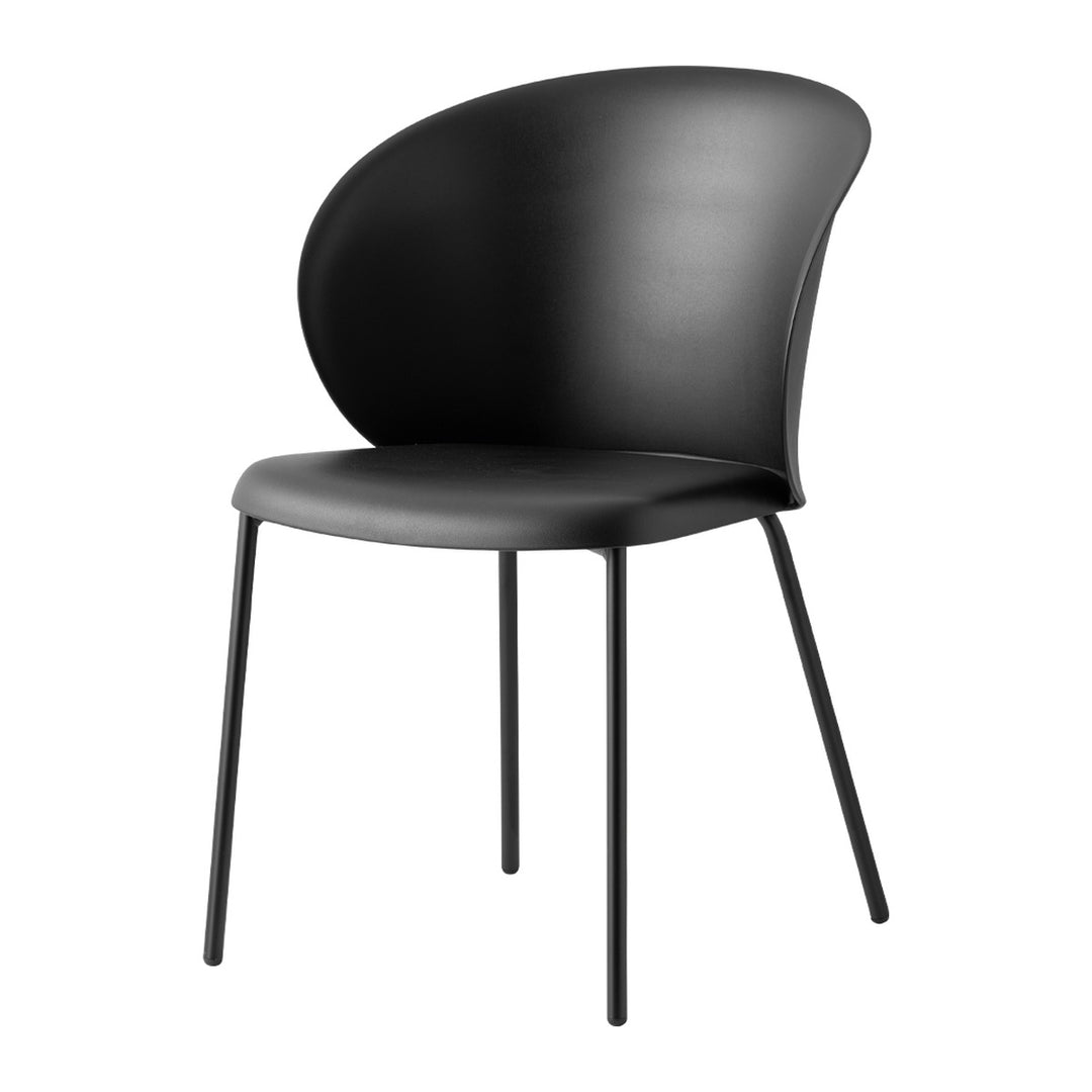 Tuka Dining Armchair by Connubia finish option, white background