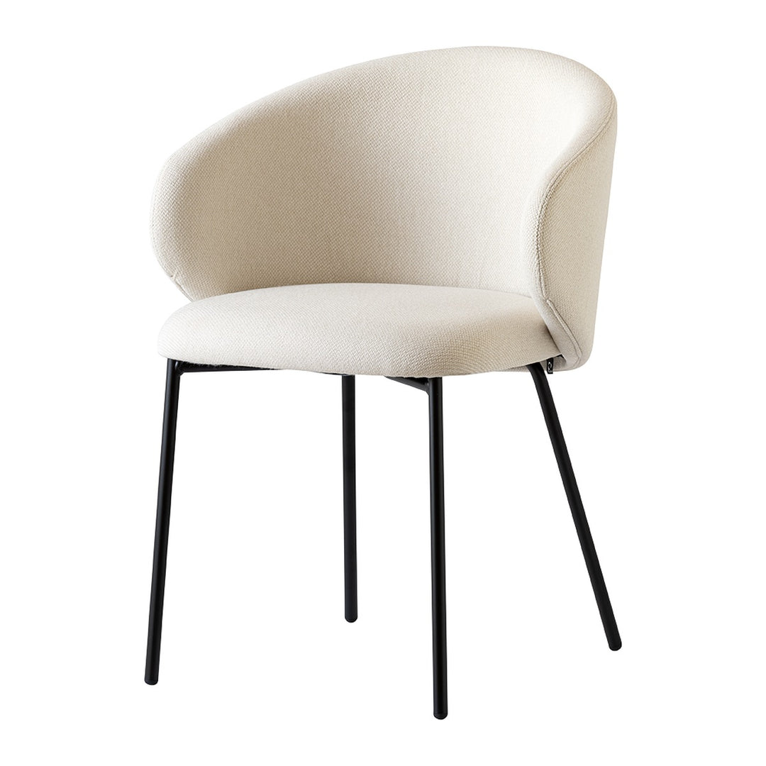 Tuka Dining Armchair by Connubia finish option, white background