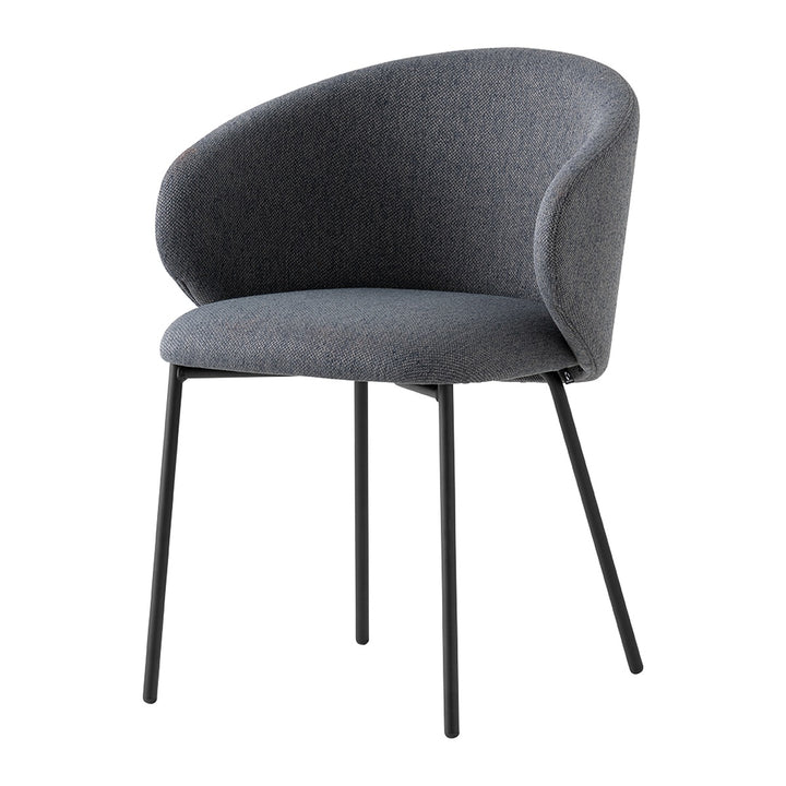 Tuka Dining Armchair by Connubia finish option, white background