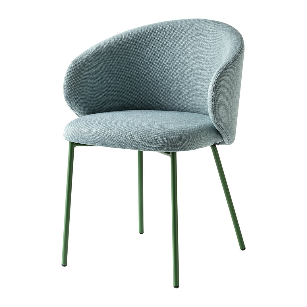 Tuka Dining Armchair by Connubia finish option, white background