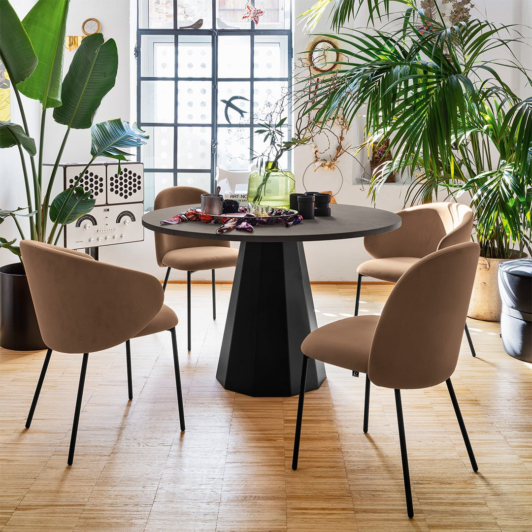 Tuka Dining Chair by Connubia in a styled interior