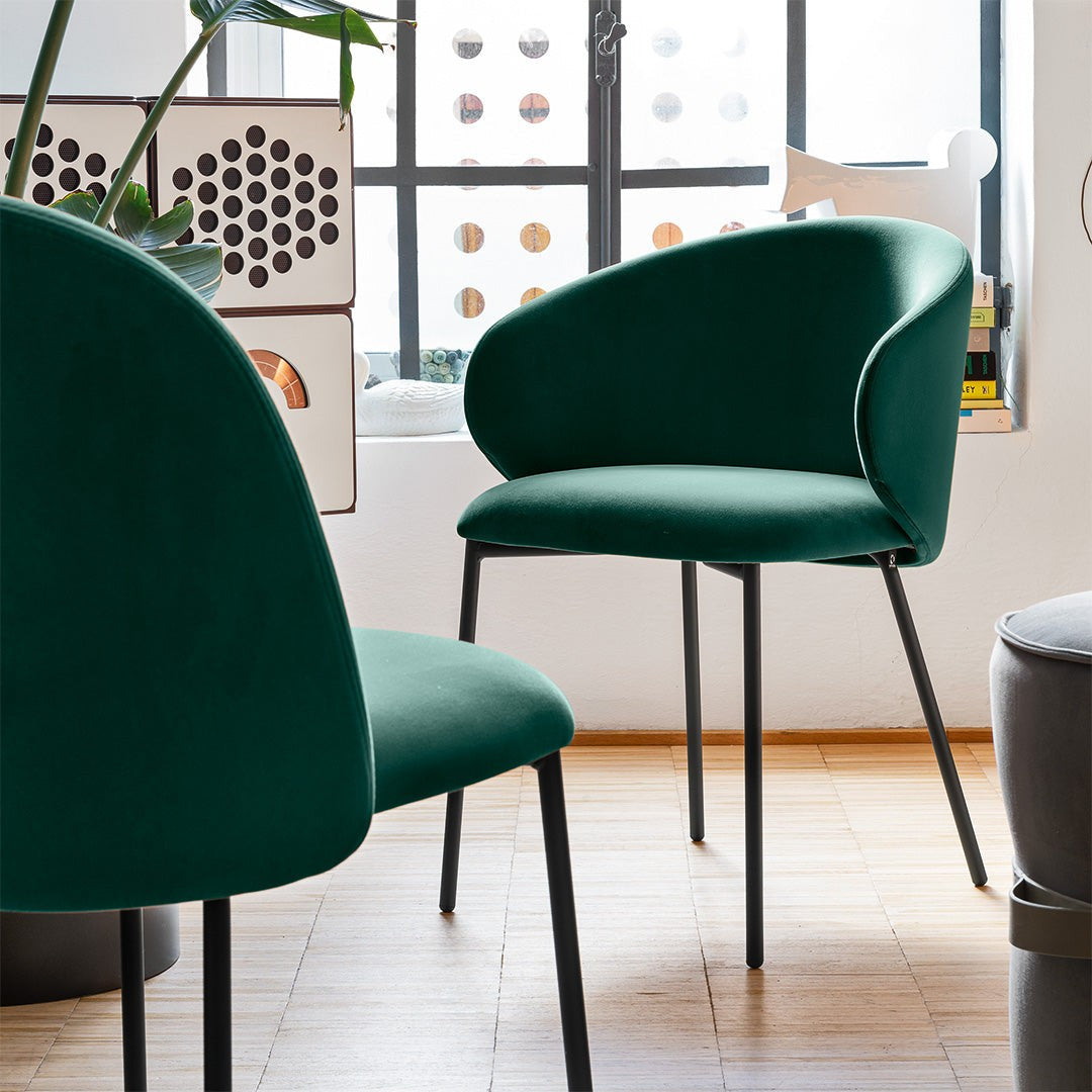 Tuka Dining Chair by Connubia in a styled interior