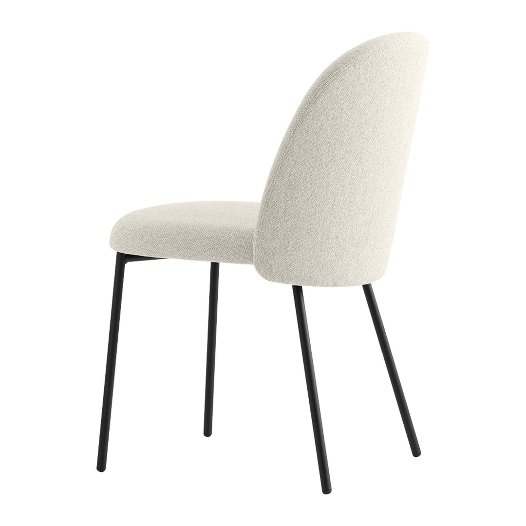 Tuka Dining Chair by Connubia finish option, white background