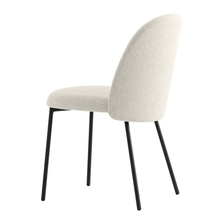 Tuka Dining Chair by Connubia finish option, white background