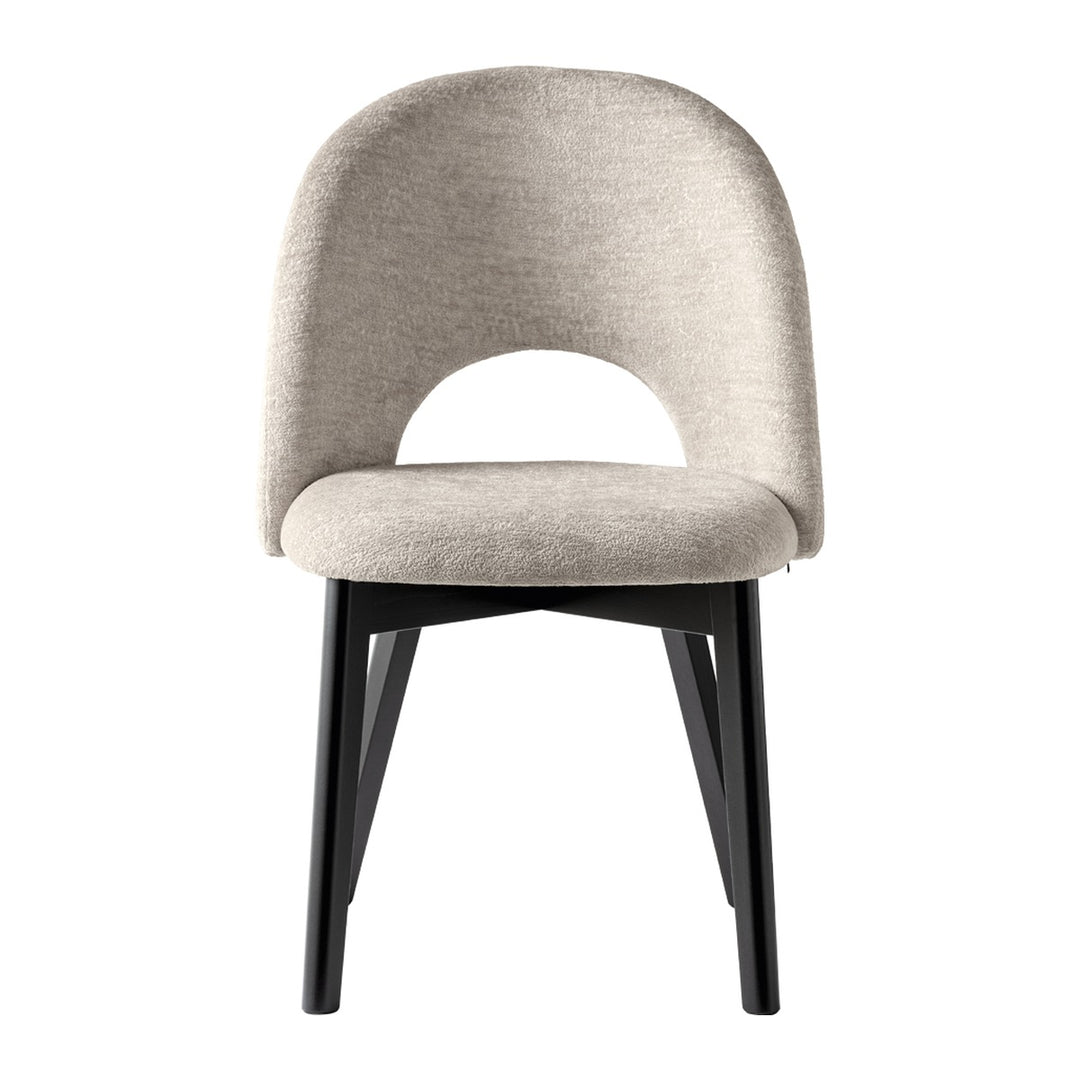 Tuka Mid Hole Wood Dining Chair by Connubia detail view