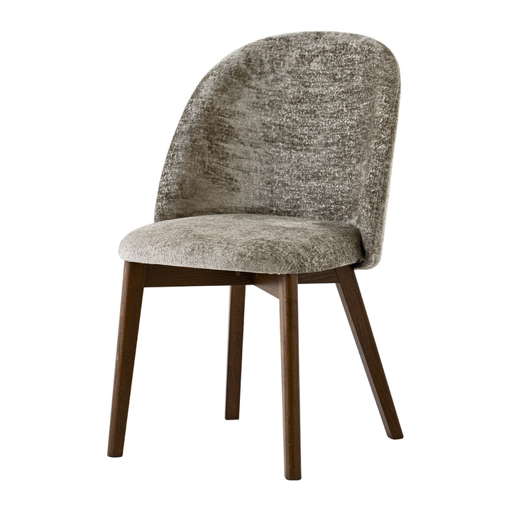 Tuka Mid Wood Dining Chair by Connubia, white background