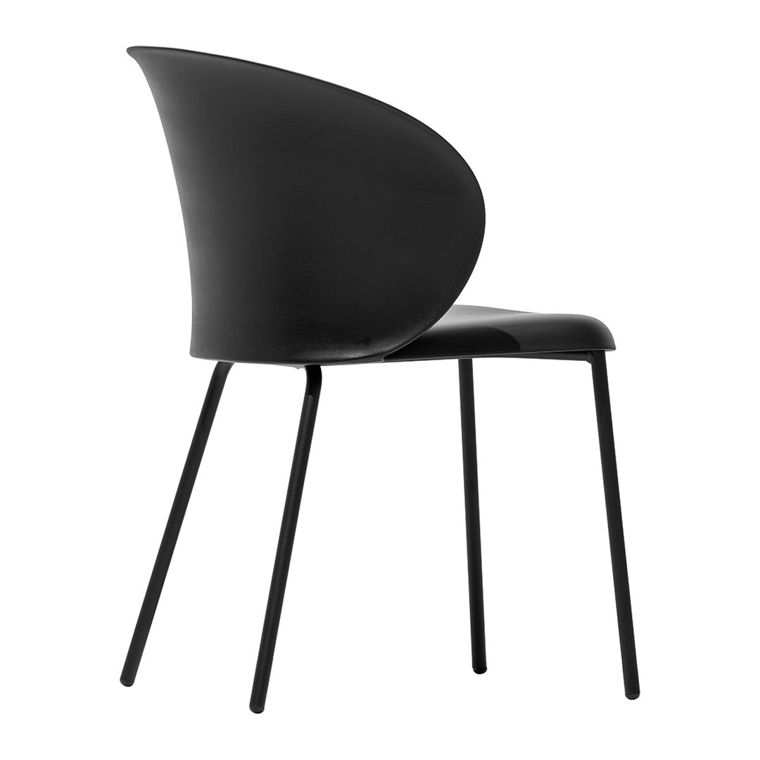 Tuka Outdoor Dining Armchair by Connubia, white background