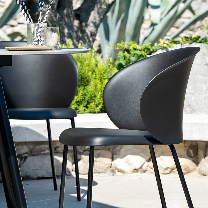 Tuka Outdoor Dining Armchair by Connubia detail view