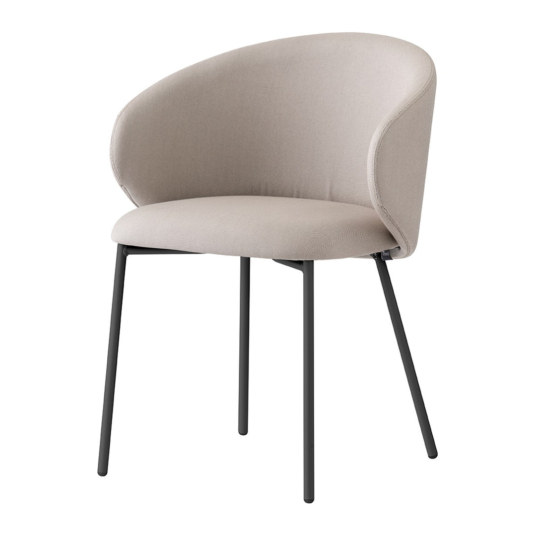 Tuka Outdoor Dining Armchair by Connubia finish option, white background