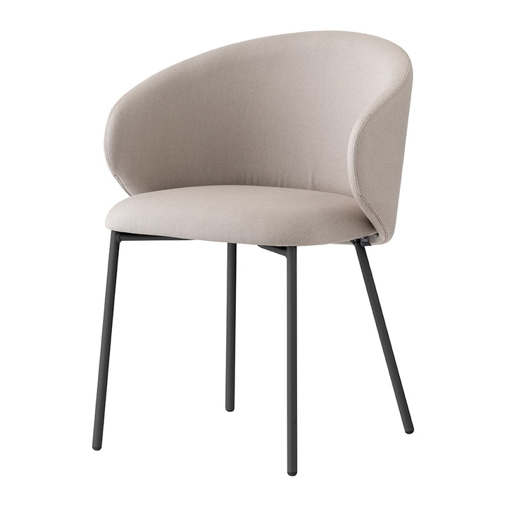 Tuka Outdoor Dining Armchair by Connubia finish option, white background