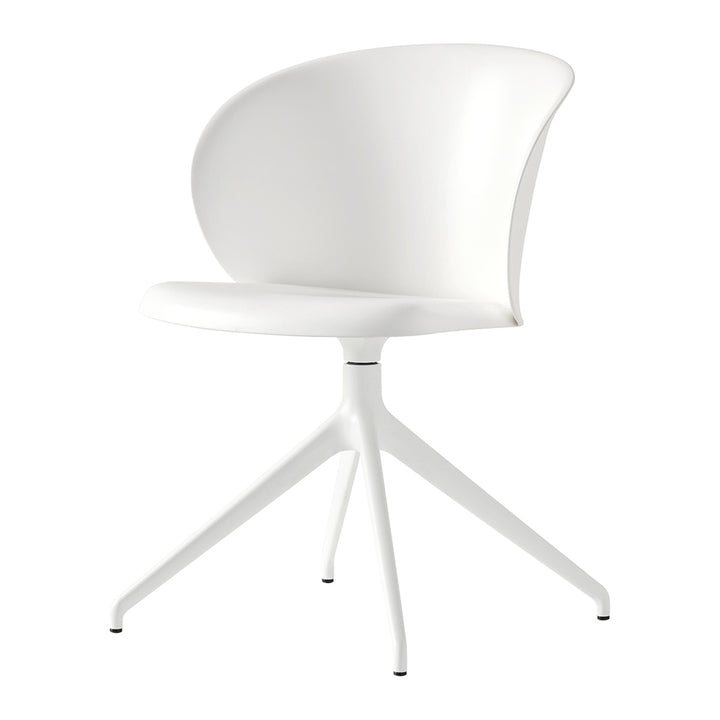Tuka Swivel Dining Armchair by Connubia finish option, white background