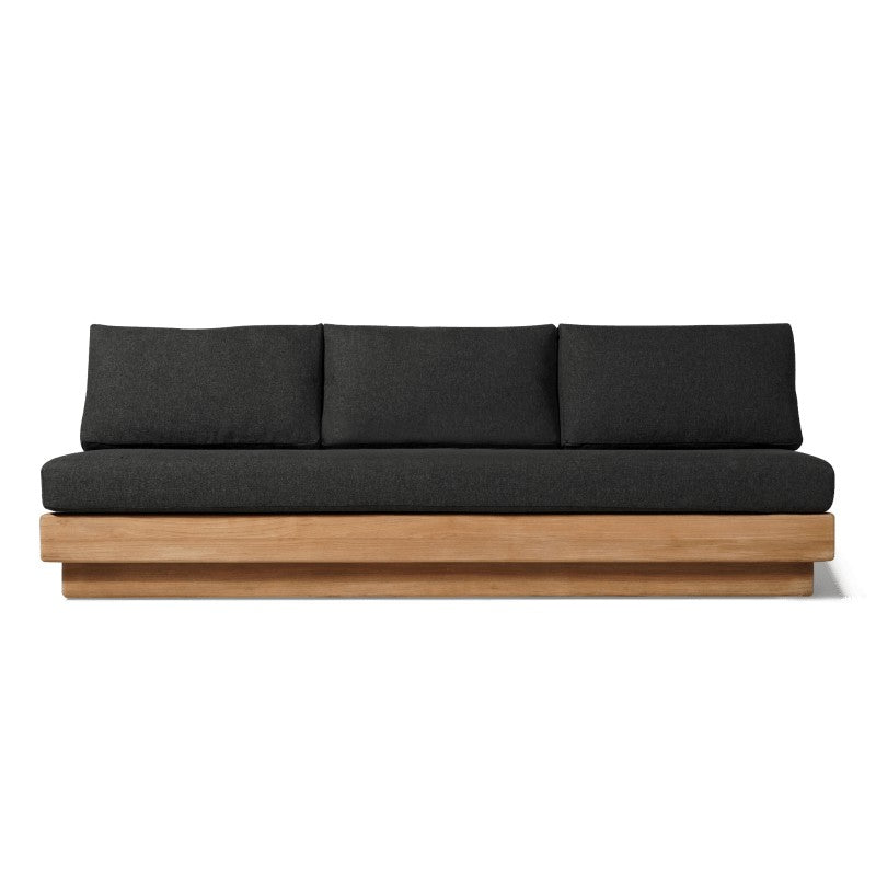 Tulum 3 Seat Armless Sofa by Harbour