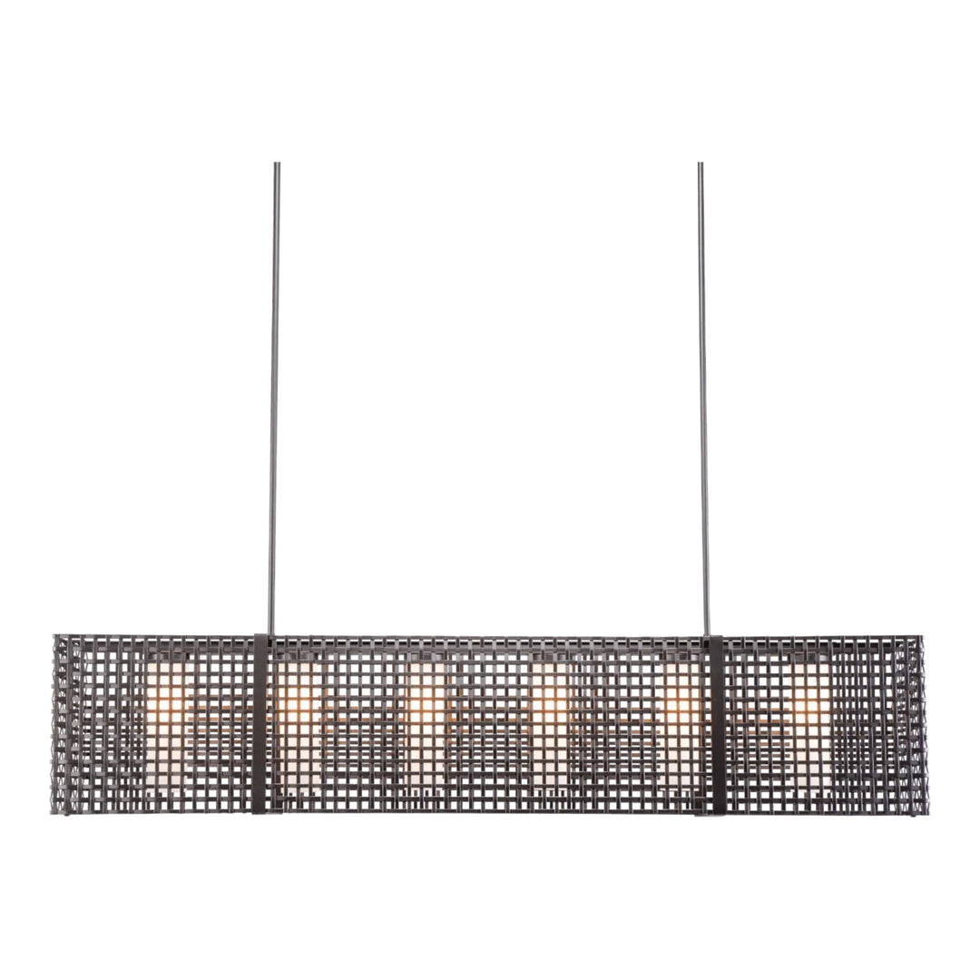 Tweed Linear Chandelier by Hammerton Studio – Large in Matte Black