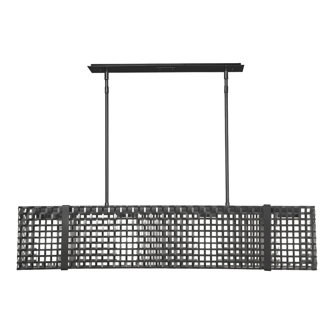 Tweed Linear Chandelier by Hammerton Studio – Medium in Burnished Bronze