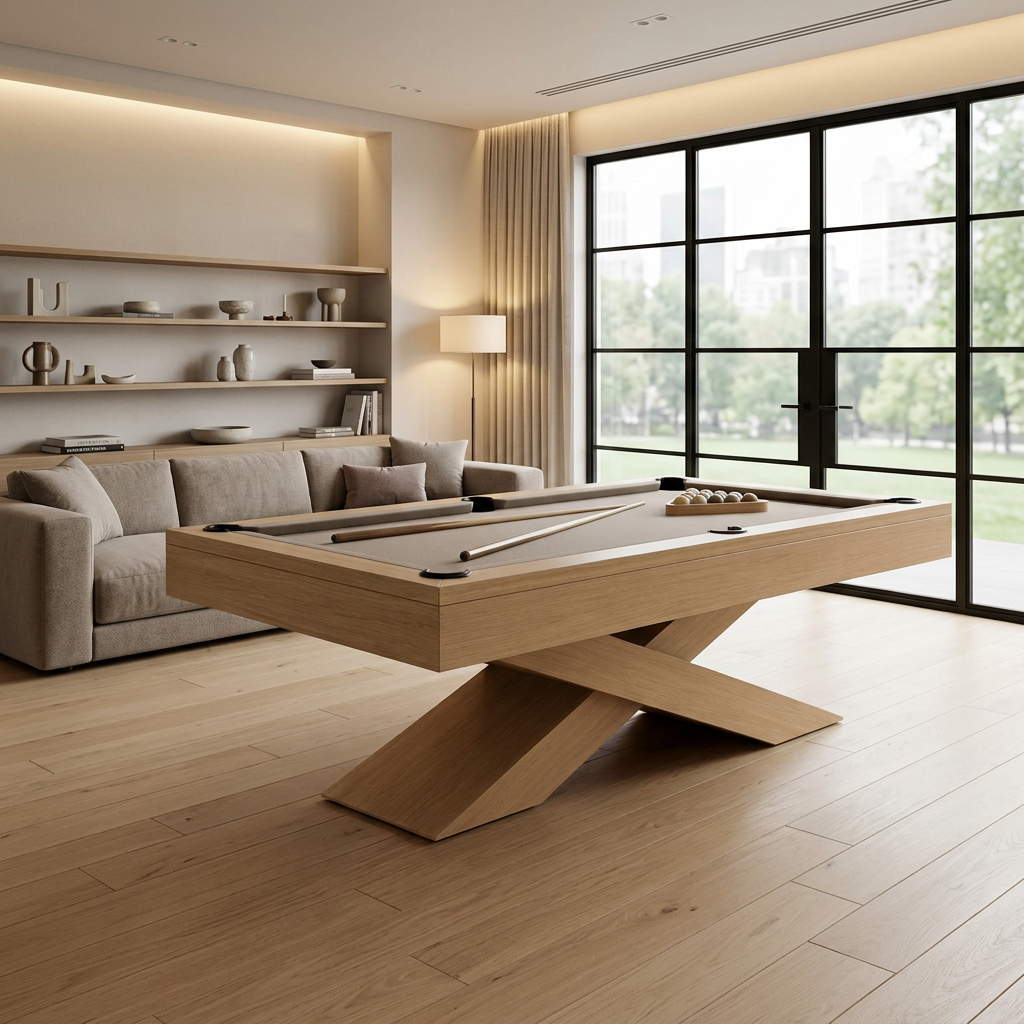 Ultimate Modern Slate Pool Table